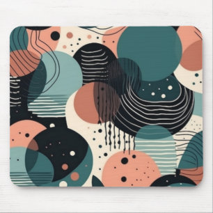 Minimales Abstraktes Nahtloses Muster - Geometrisc Mousepad