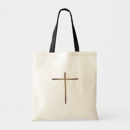 Minimales einfaches Christliches Kreuz Tragetasche