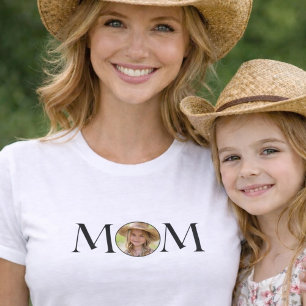 Minimales einfaches Foto-MUTTER-Geschenk zum Mutte T-Shirt