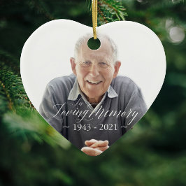 Minimales elegantes Skript Love Memory - benutzerd Keramik Ornament