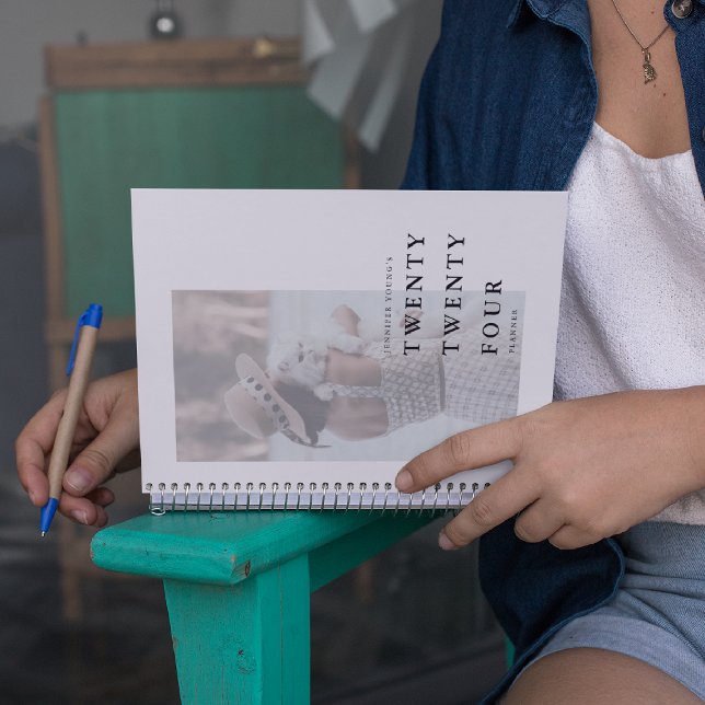 Minimales Foto Typografie JAHR Planer (Von Creator hochgeladen)