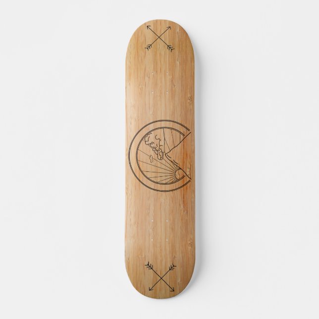 Minimales GebirgsSkateboard Skateboard (Vorne)