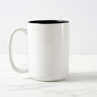 | Minimales Geschenk für Kaffeeliebhaber Zweifarbige Tasse