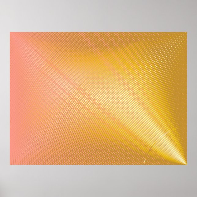 Minimales Gradientmuster. Duo Tone Cover Design. G Poster (Vorne)