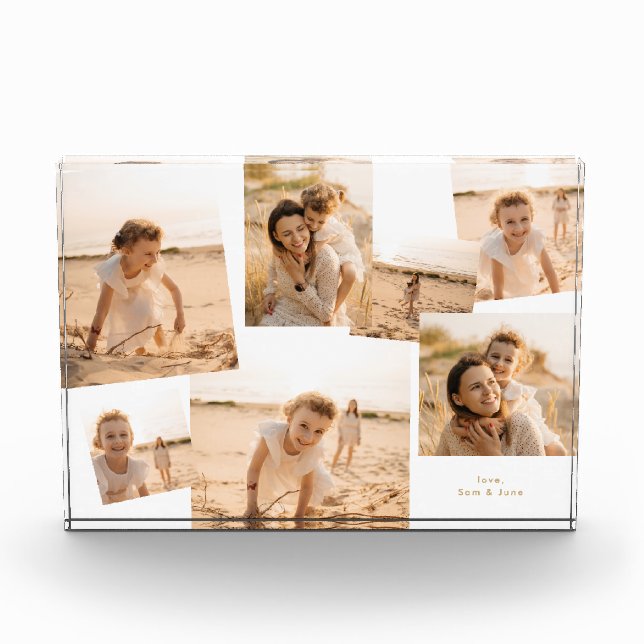 Minimales Jahr im ÜberprüfungsurlaubMulti 7 Fotoblock (Vorderseite)