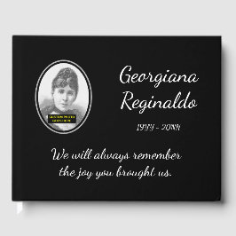 Minimales, respektable Begräbnis/Memorial Gästebuc Gästebuch