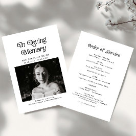 Minimales Retro-Beerdigung-Foto im liebenden Gedäc Programm