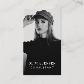 Minimales und Berufliches Business-Foto Visitenkarte
