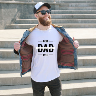 Minimales Vatertagsgeschenk für den besten Vater j T-Shirt