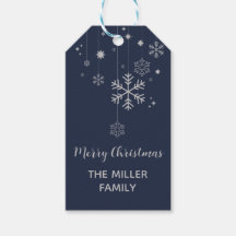 Minimales Weihnachtsdesign mit Schneeflocken