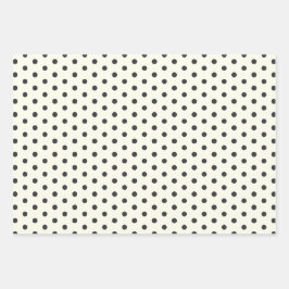 Minimales Whittan Polka Dot Wrapping Paper Geschenkpapier Set