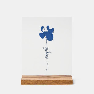 Minimalisme Panneau de fleurs acryliques simple