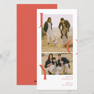 Minimalismus 2 Foto Collage Fotokarte Feiertagskarte