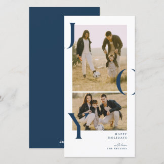 Minimalismus 2 Foto Collage Fotokarte Feiertagskarte