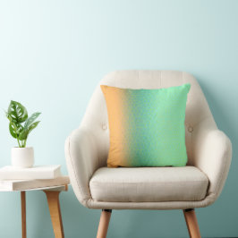 Minimalismus Abstrakt Art Pale Türkis Grün Beige Kissen