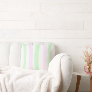 Minimalismus Abstrakt Art Pale Türkis Grün Rosa Kissen
