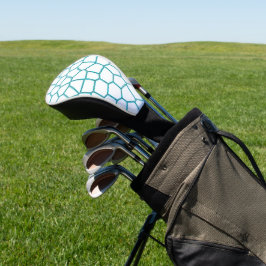 Minimalismus Abstrakte Kunst Blasstürkisfarbene We Golf Headcover