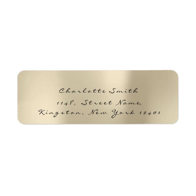 Minimalismus Black UAWG Champaigne Sepia Gold (Vorne)