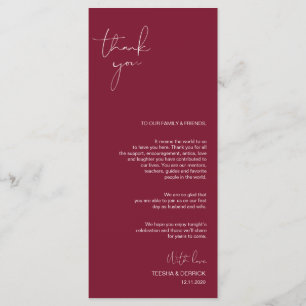 Minimalismus Burgund Script Place Einstellung Viel Programm