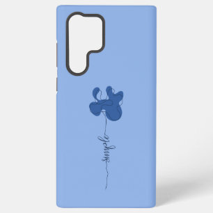 Minimalismus Einfache Blume Samsung Galaxy Hülle