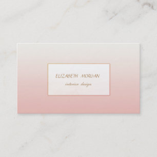 Minimalismus Elegante Moderne Visitenkarte