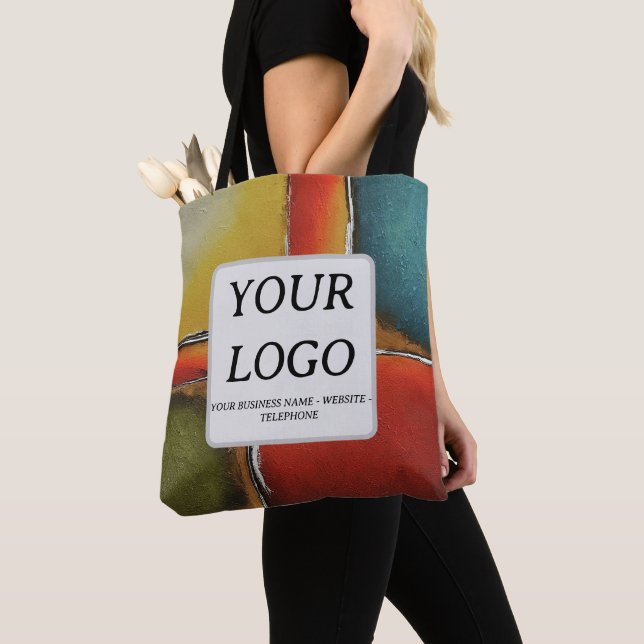 Minimalismus Farbblockierung der Unternehmensförde Tasche (Von Nahem)
