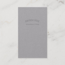 Minimalismus Gray Urban Gray Beruflich Consulting Visitenkarte