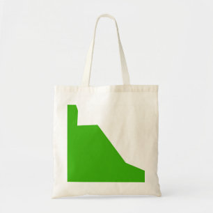 Minimalismus Green White Tragetasche