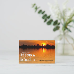 Minimalismus in schwarz weiß Drehung visitencard Visitenkarte
