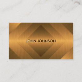 Minimalismus Metallische Gold Marine Vip Business  Visitenkarte