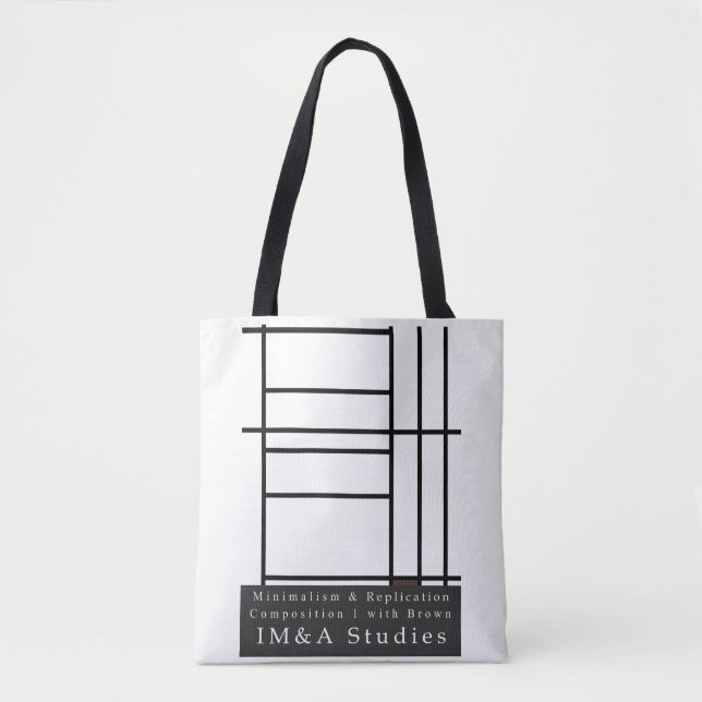 Minimalismus Replikation 2 Comp 1 mit brauner Tasc Tasche (Vorderseite)