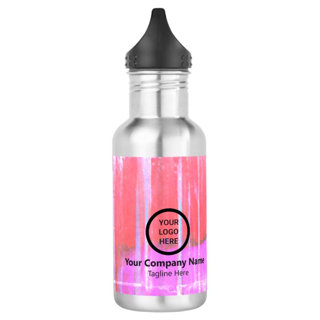 Minimalismus Whimsical Distressed Art Company Swag Edelstahlflasche (Links)
