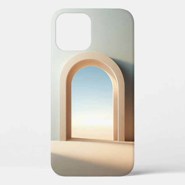 Minimalist Architectural Arch - Modern Aesthetic B Case-Mate iPhone Hülle (Rückseite)