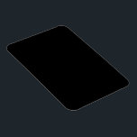 Minimalist Black Cat Silhouette  Magnet<br><div class="desc">Stylish black cat silhouette in minimalist style – perfect for Halloween, pet lovers, and chic everyday gifts. Add a touch of mysterious charm and feline elegance to your lifestyle with this minimalist black cat silhouette design. Featuring a sleek and sophisticated illustration of a black cat in profile, this versatile artwork...</div>