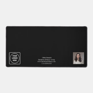 Minimalist Black Logo Business desk mat Schreibtischunterlage