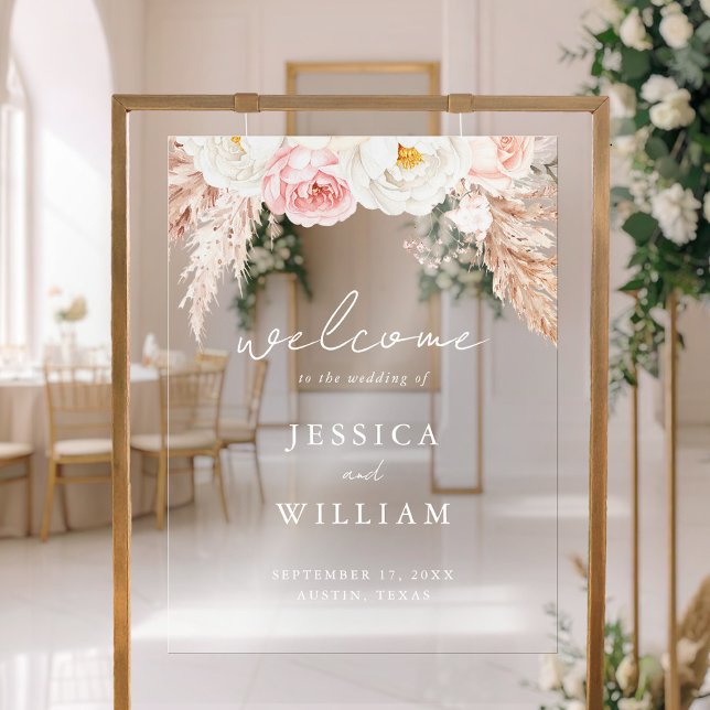 Minimalist Boho Fall Floral Wedding Welcome (Créateur téléchargé)