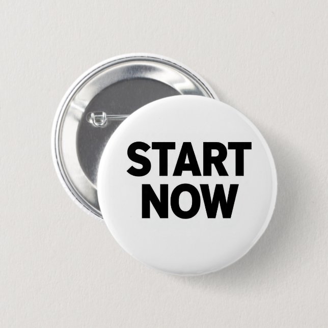 Minimalist bold start now text button (Vorne & Hinten)
