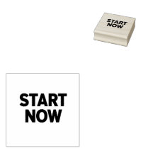 Minimalist bold start now text
