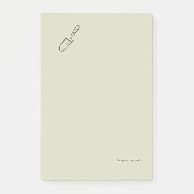 Minimalist Botanical Garden Reader Gift Post-it Klebezettel (Vorderseite)