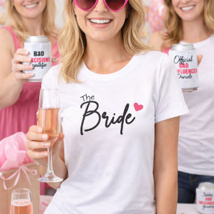 Minimalist Bride Brautparty & Junggesellinnenabsch Tri-Blend Shirt