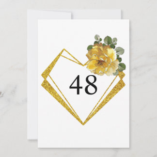 Minimalist calligraphy text birthday party  einladung