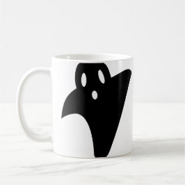 Minimalist cute ghost kaffeetasse