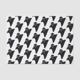 Minimalist cute ghost  seidenpapier