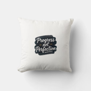 Minimalist Digital Graphic with White Cursive Kissen