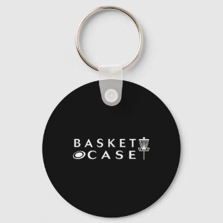 Minimalist Disc Golf Basket Case Funny Disc Golf L Schlüsselanhänger