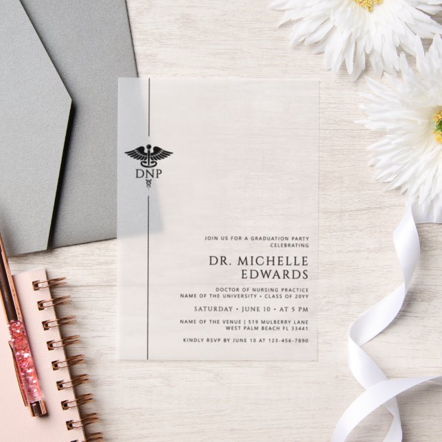 Minimalist DNP Doktor der Pflegepraxis Absolvent (Hochzeit)