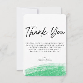 Minimalist Doodle Wedding Thank You Card Dankeskarte