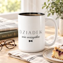 Minimalist Dziadek wie wszystko Polnischer Opa