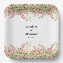 Minimalist einfache hübsche Rosenrebe florale Hoch