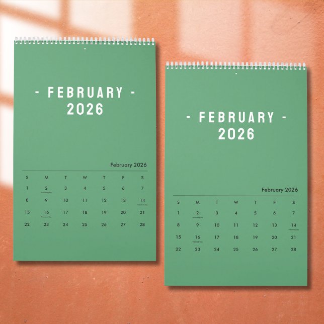 Minimalist Elegant Photo Quote Calendar 2026 Kalender (Von Creator hochgeladen)